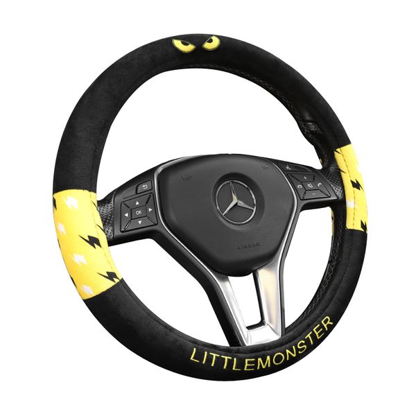 

car steering wheel cover fashion winter soft plush wheel cover original universal auto steering protector
