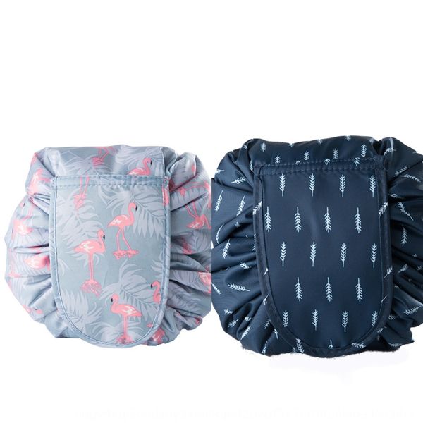

waterproof lazy cosmetic multi-function bundle drawstring travel large capacity portable storage cosmetic storage bag wash bag