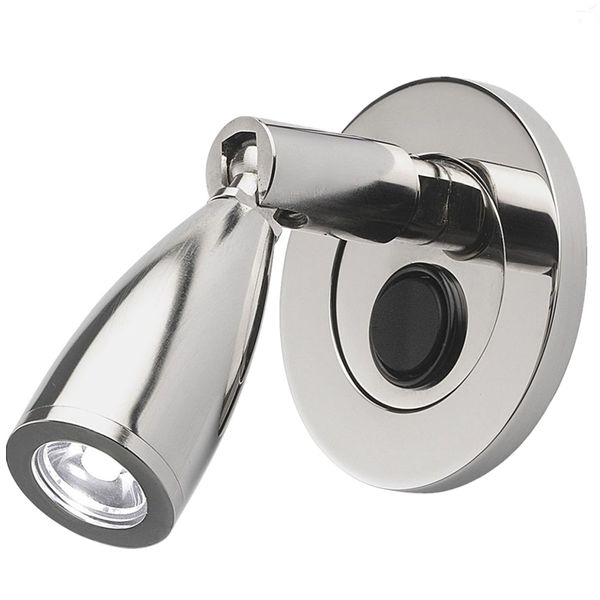 

ch recessed wall lights directional reading lamp hardwired spotlight with on-off switch chrome finish for l residential rv yacht ac100-240v