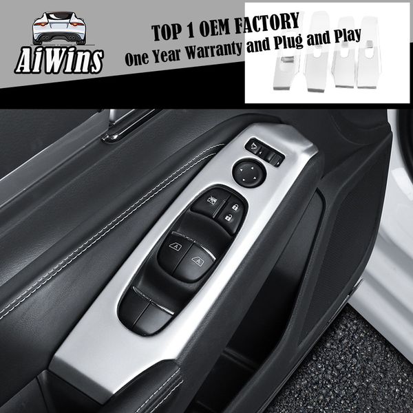 

car styling for 7th teana 2019-2020 window regulator decorative frame interior refitting window switch sequin