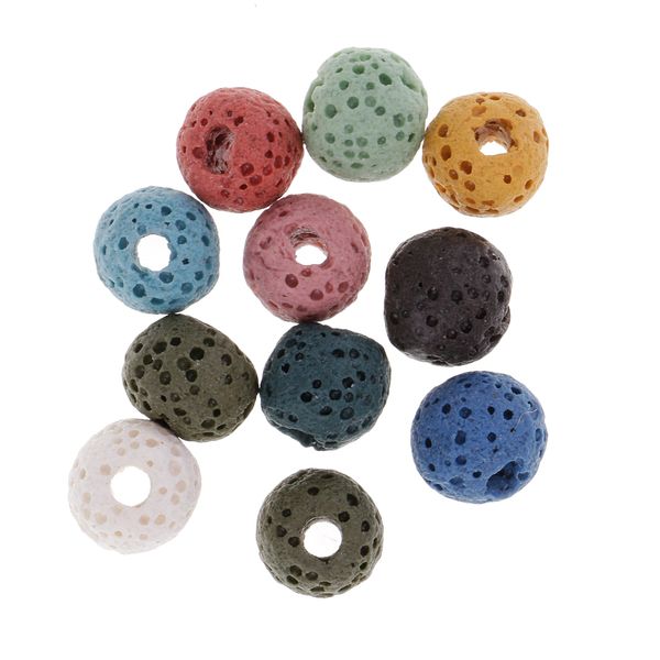 

10 pieces spacer loose beads volcanic loose beads spacerjewelry findings