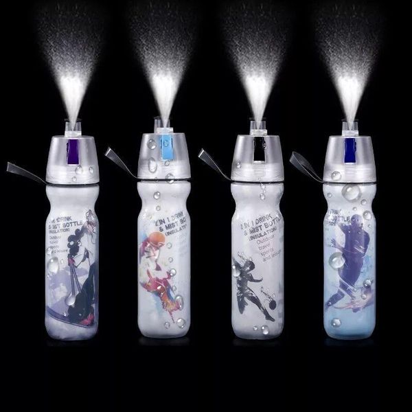 

2018 electric business explosion double cold spray water cup, bicycle kettle