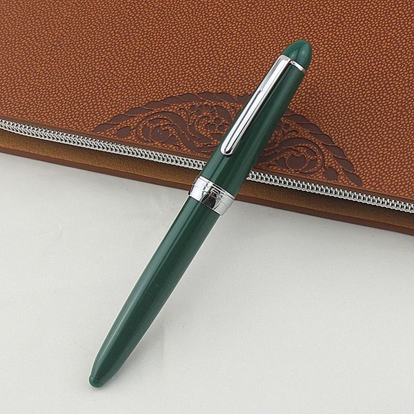 

new jinhao extremely fine fountain pens army green office financial tip 0.38/0.5/0.8/1.0mm nib pen writing tool supplies