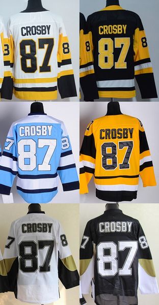 

Sidney cro by jer ey pitt burgh penguin hockey jer ey idney cro by jer ey vintage black old tyle yellow men women youth ccm, Black;red