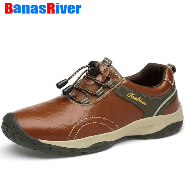 

brand footwear party flats leather men shoes dress outdoor sneakers fashion casual lace-up loafers big size 38-46, Black