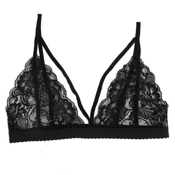 

femme lingeries transparent bra three quarters bra lace sheer bralette transparent cup wireless bras brassiere lingerie underwear, Red;black