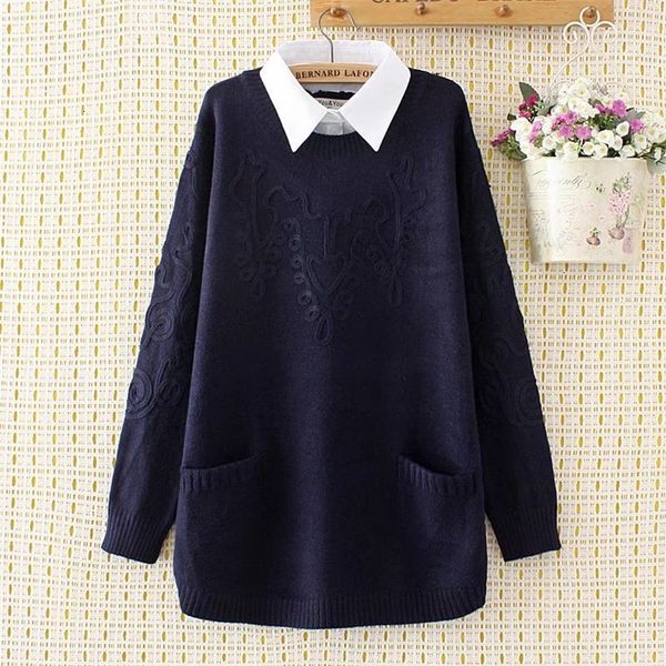 

plus size hoge kwaliteit kasjmier trui, vrouwen trui knit trui winter sterke herfst vrouwelijke vrouwen oversized trui, White;black