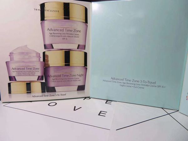 

dhl travel exclusive advanced time zone 3-to-travel winkle creme + night creme +eye creme 3pcs moisturizing cream skin care set