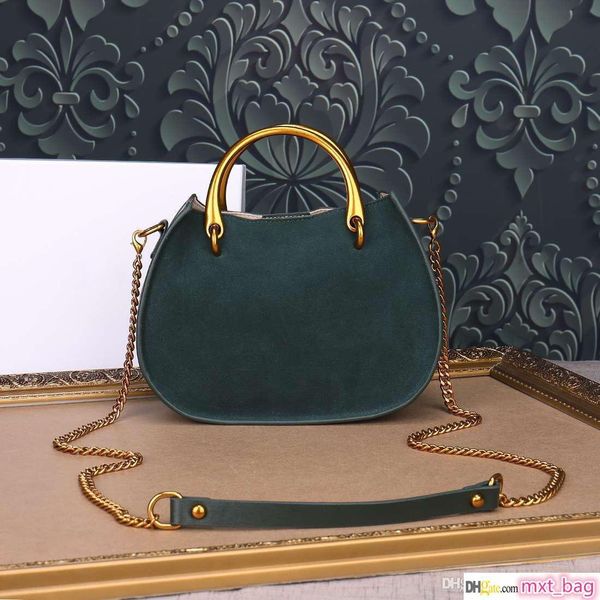 

2018 fashion luxury designer women handbags bracelet bag shoulder bags retro metal ring clutch purse wrist bag calfskin crossbody bag