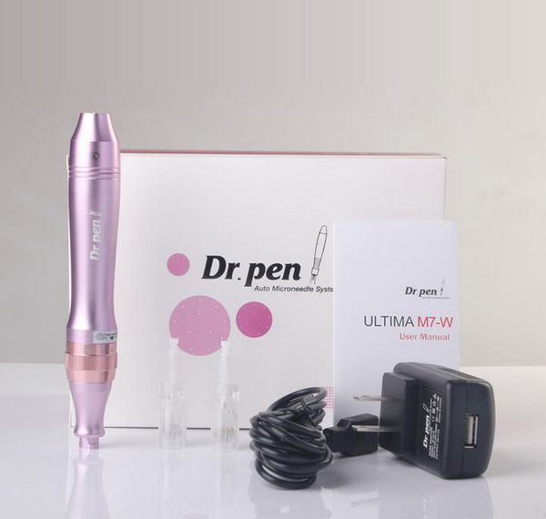 Bester Derma Pen Microneedling Pen Derma Roller Wiederaufladbarer Derma Microneedle Dr. Pen mit 102 Nadelkartuschen zur Narbenentfernung