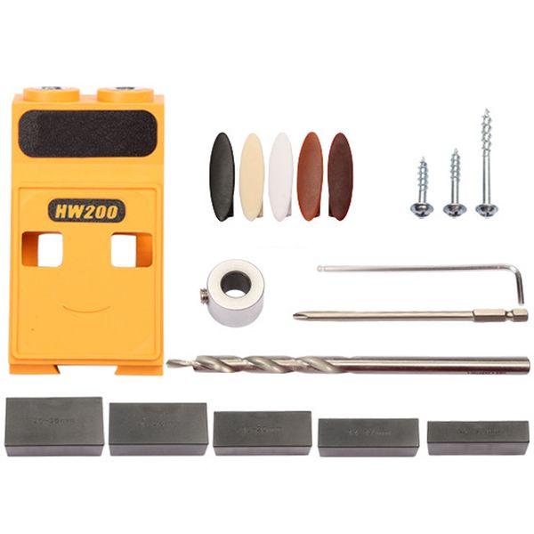 

positioning plates splicing universal diy hole locator puncher woodworking tool pocket step drill inclined durable portable