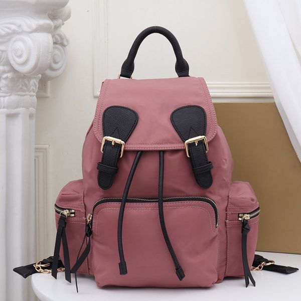

fashion backpack plain men women big backpacks durable multiple zipper pockets ladies backpack genuine leather ing