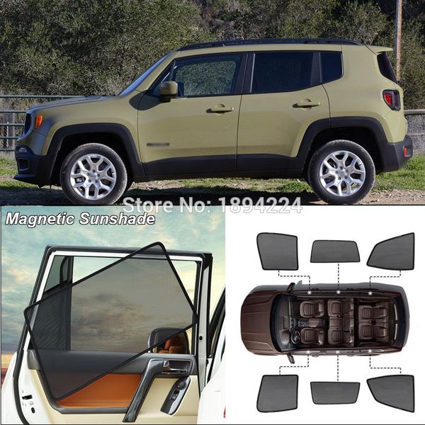 

car full side windows magnetic sun shade uv protection ray blocking mesh visor for renegade 2014