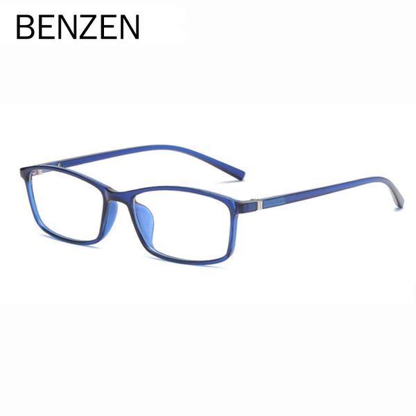 

benzene blue light blocking glasses men glasses for computer women tr optical frame myopia eyewear black 5231, White;black