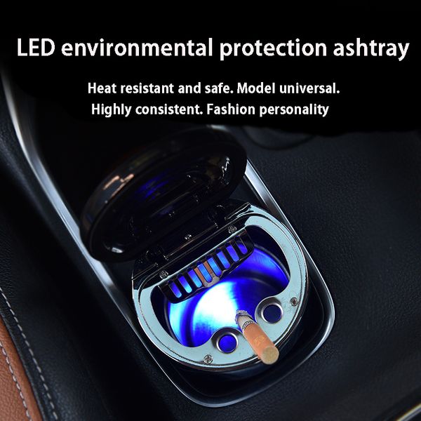 

car compass ashtray car with led ashtray led