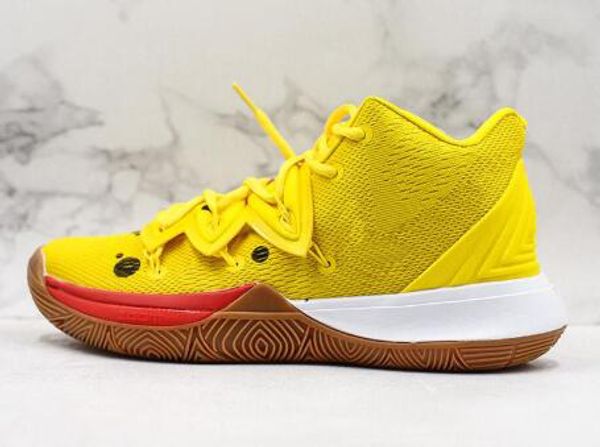 

kyrie 5 basketball shoes trainers irving 5s v sponge bob mountain patrick sneakers trainers mens size7-12 ment with box