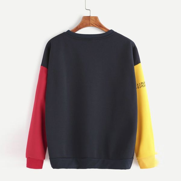 

hoodie plus size women's long sleeve blouse letter print sweatshirt hoodies casual -bangtan pullover streetwear high quality, Black