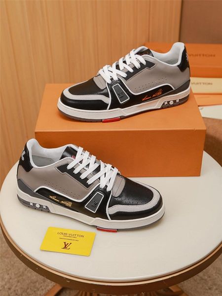 

f4 fashion flat casual shoes men shoes luxury comfortable sports shoes original box packaging zapatos hombre fast delivery, Black