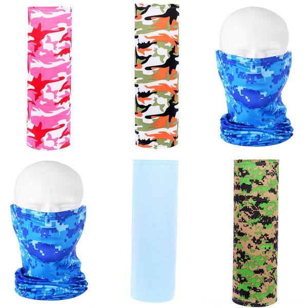 

ssywn neck new camouflage cycling windproof 2020 bandanas ciclismo scarfs warmer scarfs fishing camo bandana man face mask headwear, Black
