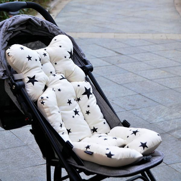 

baby thicken pad trolley chair cushion print stroller pad seat soft kid carriage cart warm cushion mattresses pillow