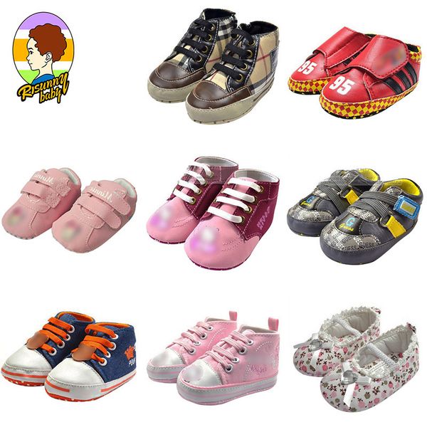 

risunnybaby new baby sneakers sports shoes for 0-18month first walkers shoes infant toddler soft sole anti-slip baby