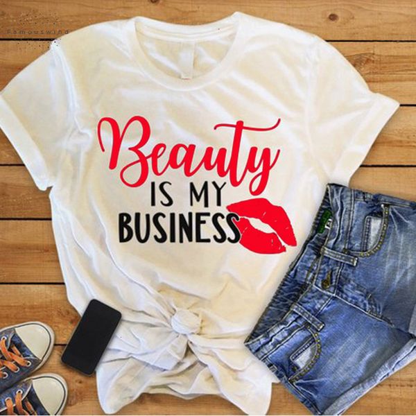 

laundry up, women, beauty business is my business, i like make crew neck hair shirts, clothes. drop shipping, White