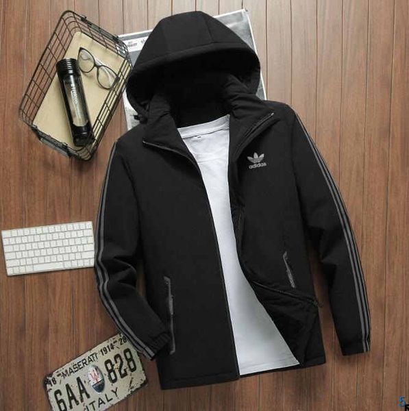 

new designer mens jacket for autumn fashion casual jacket for men loose fashion brand coat with letters breathable wholesales large sizes5, Black;brown