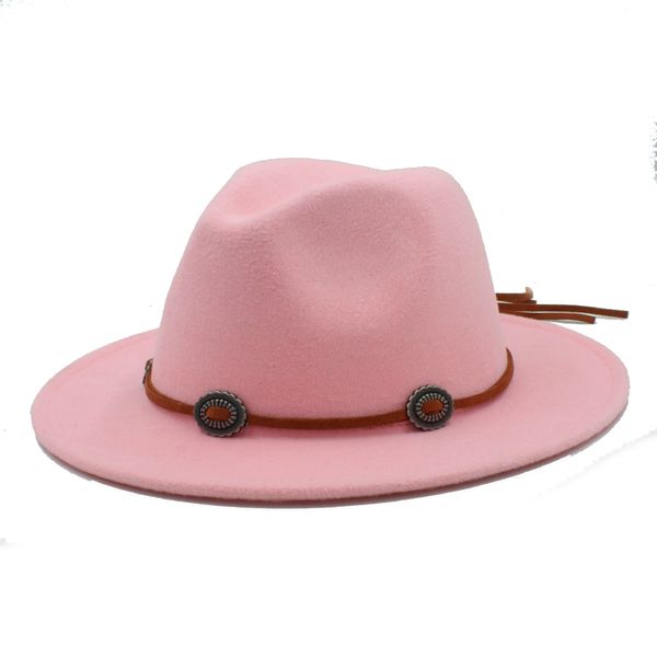 

fashion women men wool fedora hat for gentleman elegant lady floppy cloche chapeau wide brim jazz church panama cap size 56-58cm, Blue;gray