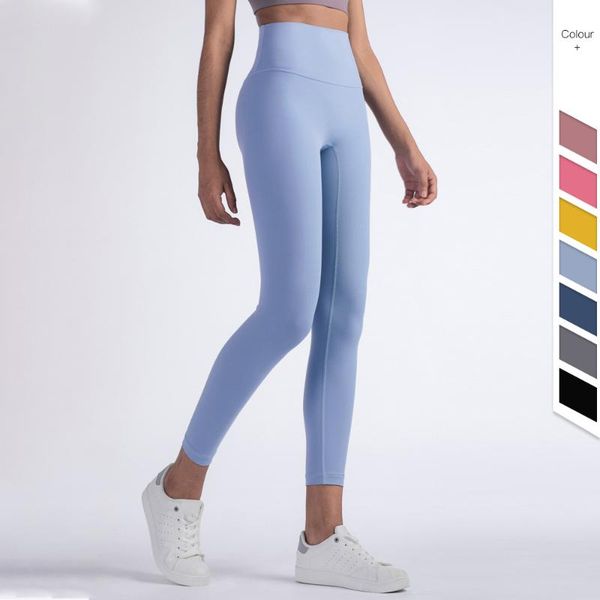

high waist yoga pants seamless pure color invisible pocket tight leggings women fitness gym sports trainning wear 1237, White;red