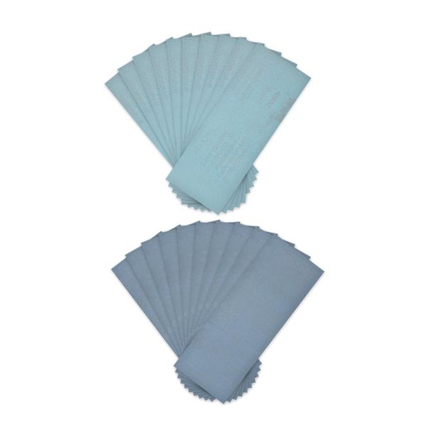 

uxcell 10pcs wet dry waterproof sandpaper assortment 3.6 inch x 9 inch abrasive paper sheets for wood furniture metal blue