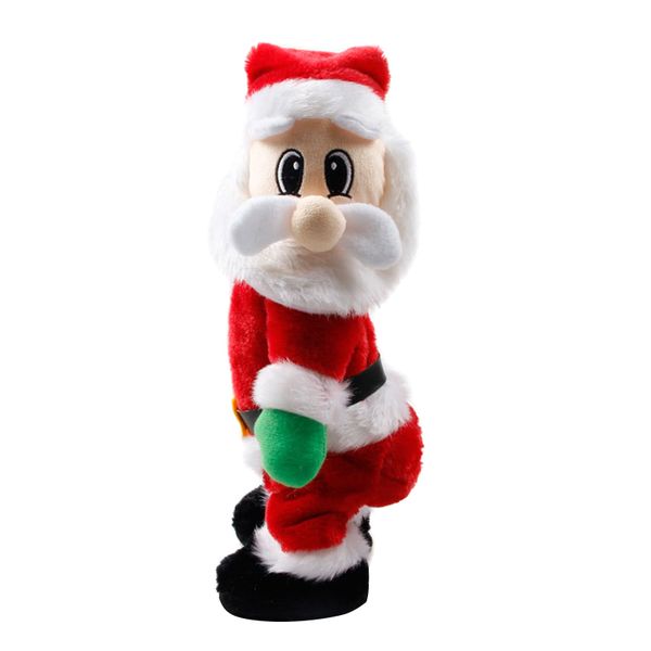 

electric christmas santa claus toy shake hips dancing music gift for children kids tb sale