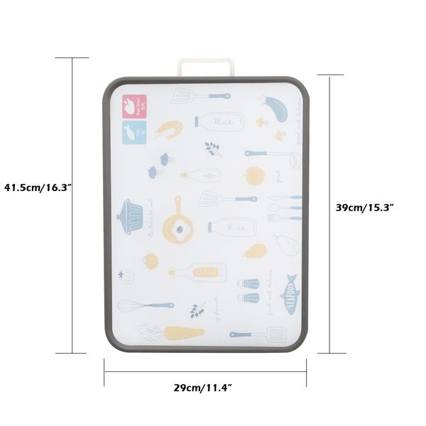 

304 stainless steel antibacterial mildew cutting board multifunctional thick double-sided vegetarian home cutting board