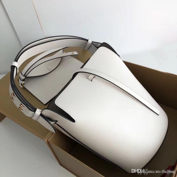 

pure color bucket handbags 9730 8200 2018 brand fashion luxury designer bags famous women shoulder bag bagsdesigner calf leather 26cm 10aa