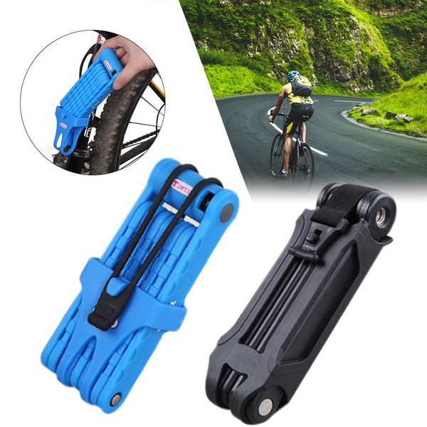 

universal bicycle folding lock bicycle cycling mountain bike road racing motorcycle anti-theft lock mtb bike security locks tool