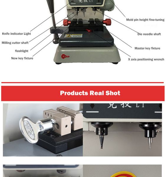 

vertical milling key cutting machine jingji l1 key cutting machine