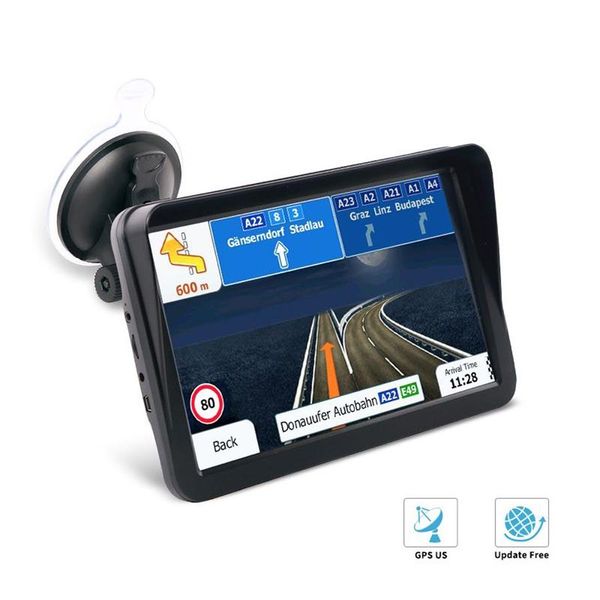 

new 9 inch car truck gps navigator capactive screen truck navigation mtk 256m 8gb fm bluetooth avin sun shade visor eu us au