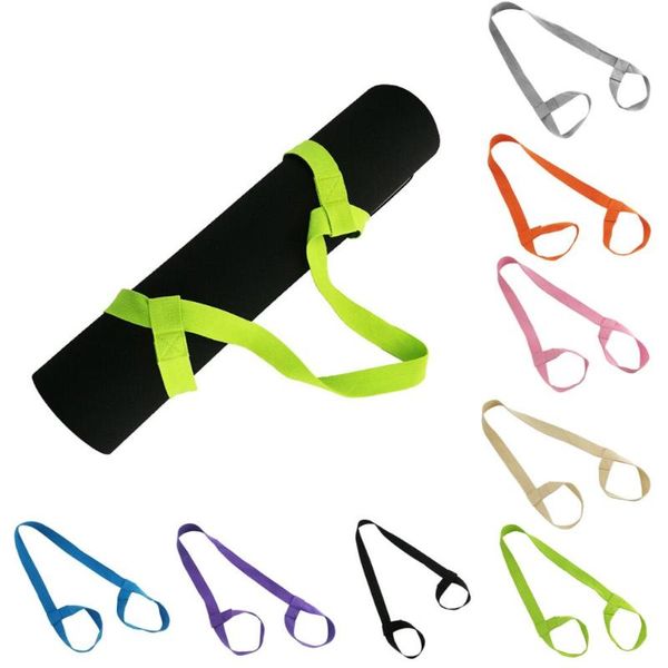 

adjustable yoga mat elastic belt holder strap shoulder carrier fitness supplies