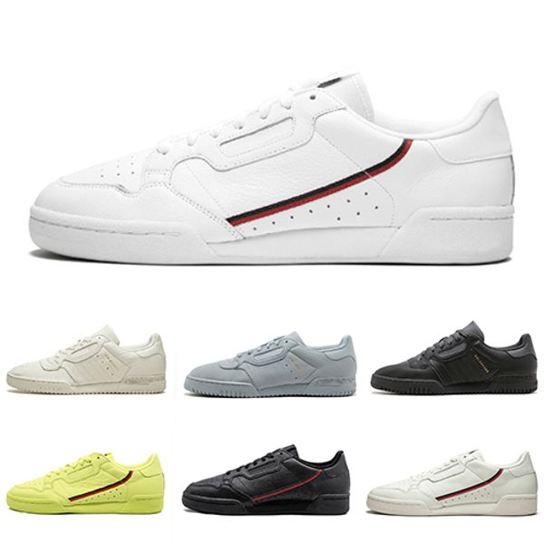 

calabasas powerphase continental 80 casual shoes kanye west aero blue core black grey one og white men womens trainers sports sneakers 36-45