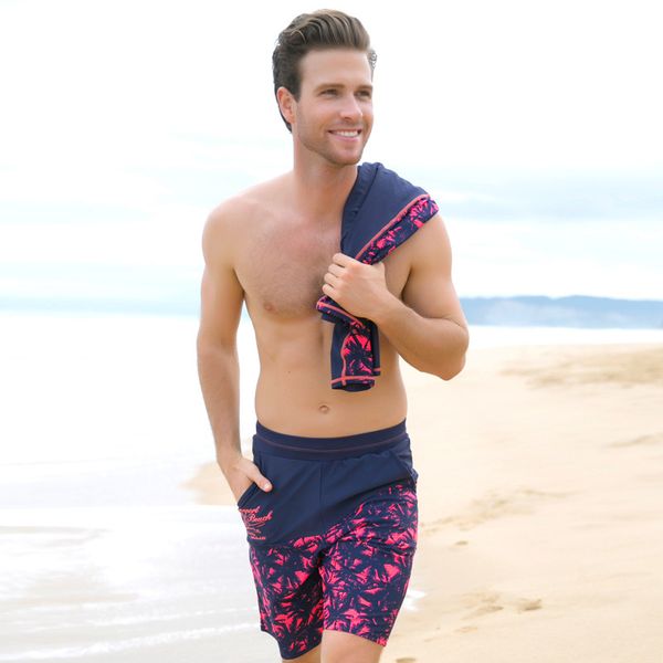 

2020 new men's board shorts swimwear summer holiday beach surf swimming trunks quick dry sport shorts for man mens swimsuit