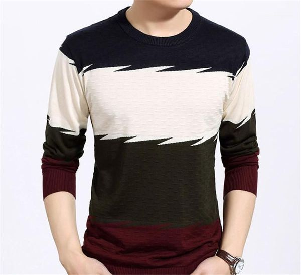 

шея свитера мода пуловер цвета контраста с длинным рукавом мужские свитера сыпучие мужчины одежда панелями mens designer o, White;black