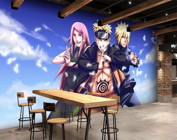 

self-adhesive] 3d naruto 053739 japan anime wall paper mural wall print decal murals