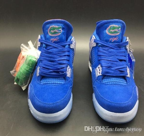 

new basketball shoes 4 north carolina blue florida gators for men j4 4s flight sports sneakers size 40-47 00, White;red