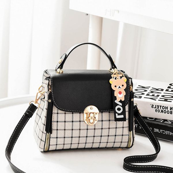 

женская мода сумка 2020 новый мешок плеча посланник женский корейский колледж девушка сумка маленький квадрат