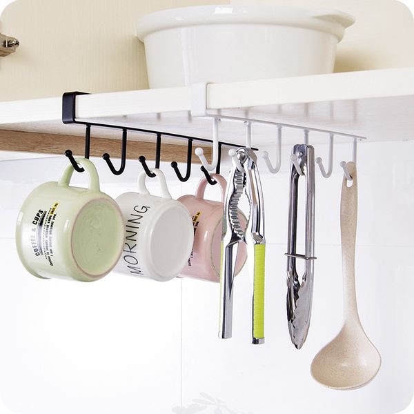 

hooks & rails hook multi-function kitchen metal cabinets scarf clothes wine cabinet glass tableware storage rack row wardrobe superior quali