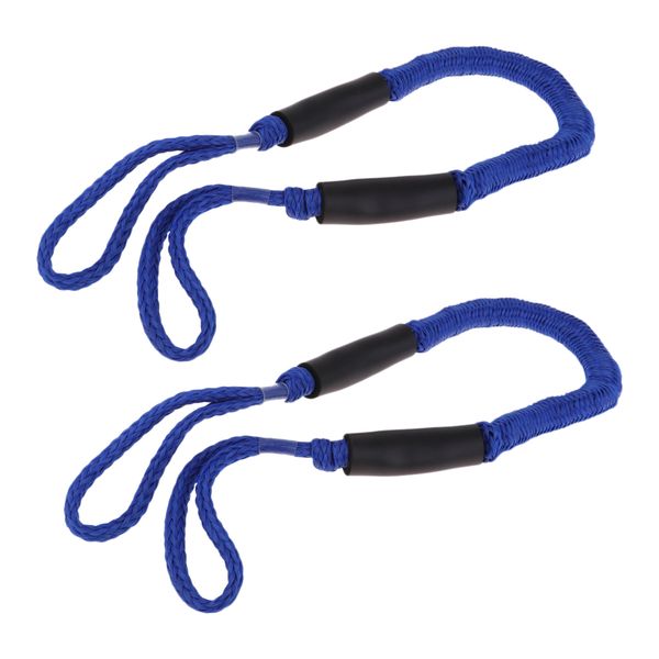 

2pcs high strength 5ft marine boat dock line anchor rope mooring cord