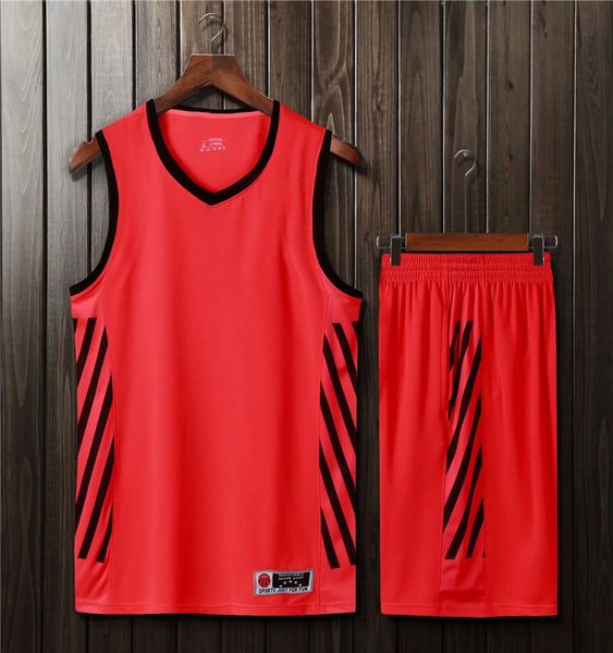

basketball jersey sets for men good quality new style 24, Black;red