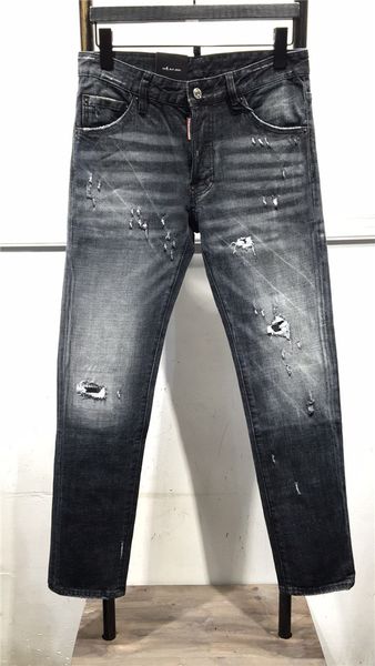 

20s new arrival d2-mens designer jeans dark black embroidery style fashion stripes mens jeans motorcycle biker causal hip hop sold #003, Blue