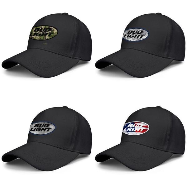 

busch bud light beer united states sterescopic american flag white black for men and women baseball cap design fitted golf design your, Blue;gray