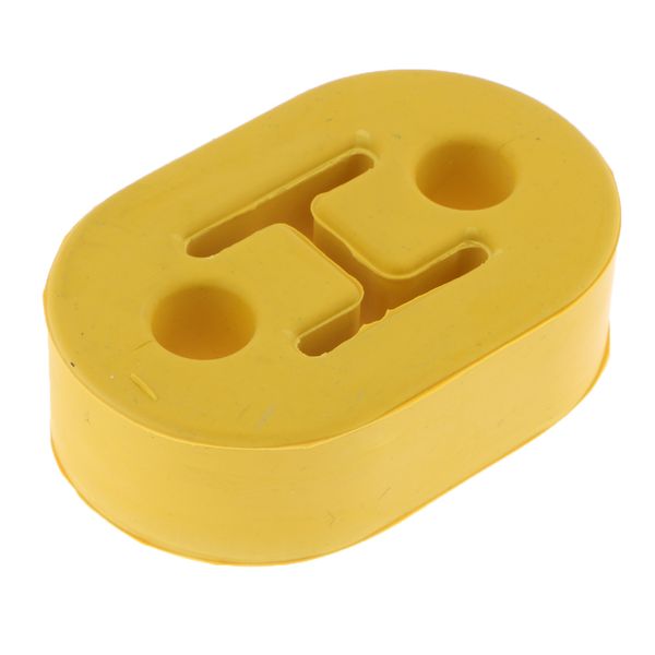 

1pcs car rubber exhaust hanger pipe mount mounting bracket 2 holes hanger