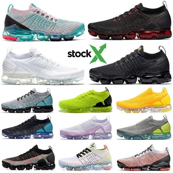 

with stock x 2020 fly 2.0 cushion 3.0 running shoes triple black white volt cny bred knit trainer casual shoes fashion mens womens sneaker